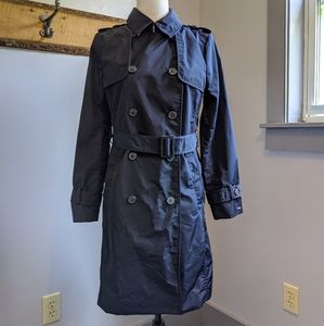 Tommy Hilfiger Navy Trench coat.  EUC.  XS.